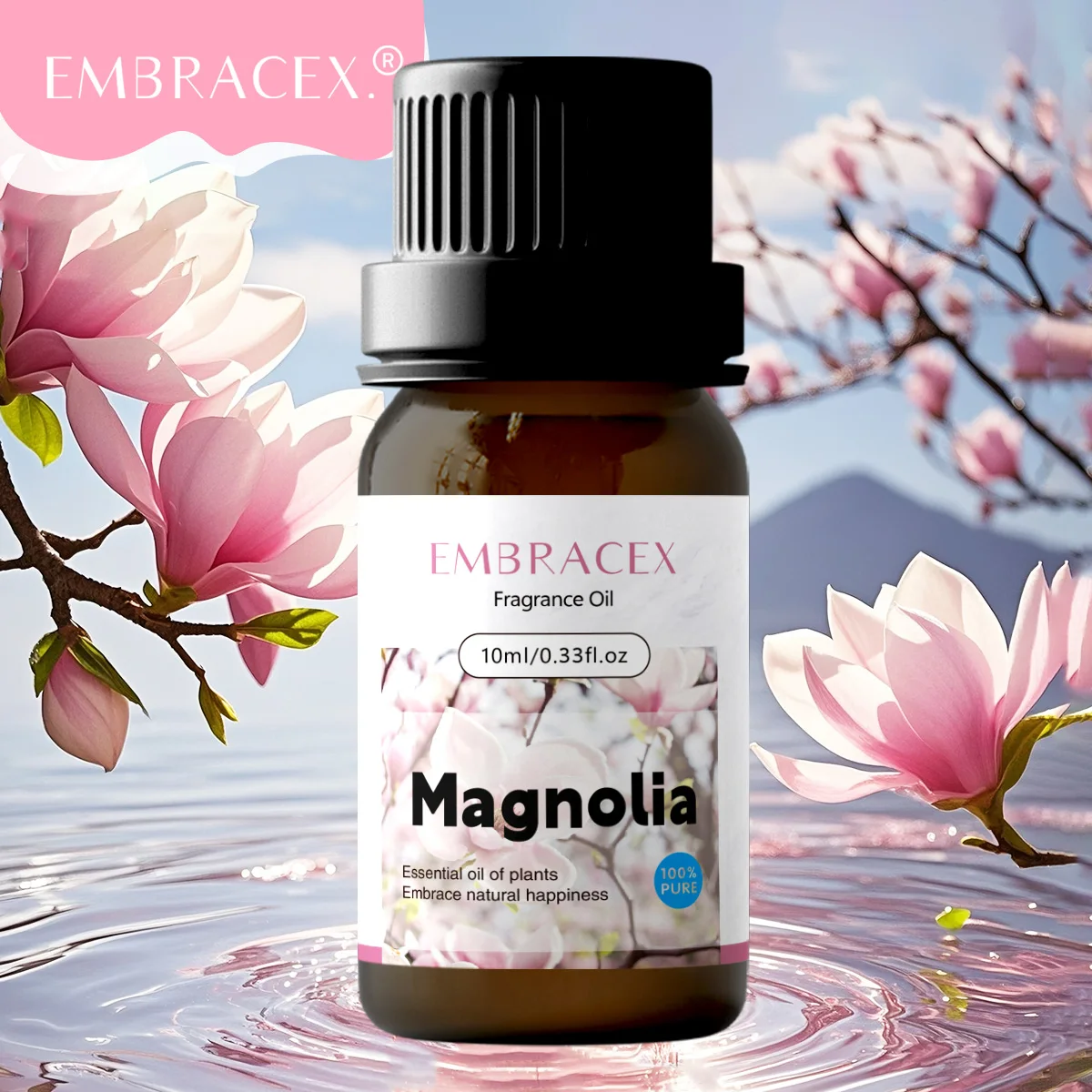 

10ml Magnolia Essential Oil for Body Massage Floral Perfume Relaxing Aromatherapy Natural Scents Gifts Candle Making