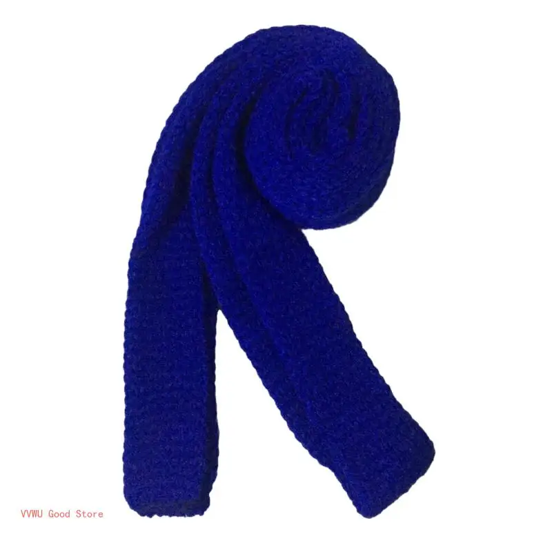 Strip Scarf for Women Long Skinny Belt Necktie Neck Scarf Y2K Girls Photo Props