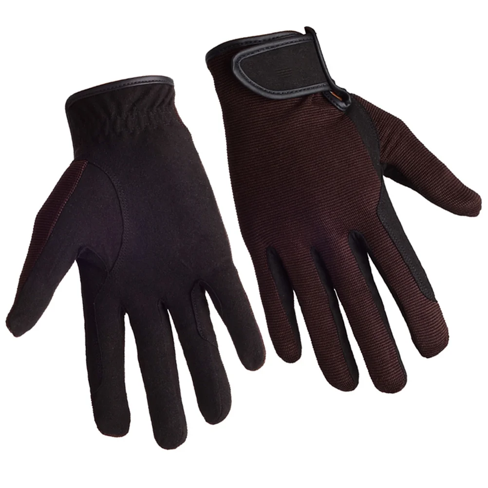 ถุงมือ 1 คู่สำหรับขี่ วัสดุไมโครไฟเบอร์คุณภาพระดับพรีเมียม การตัดเย็บตามหลักสรีรศาสตร์ ระบายอากาศได้ดี กระชับพอดีสำหรับการขี่ขั้นสูง M