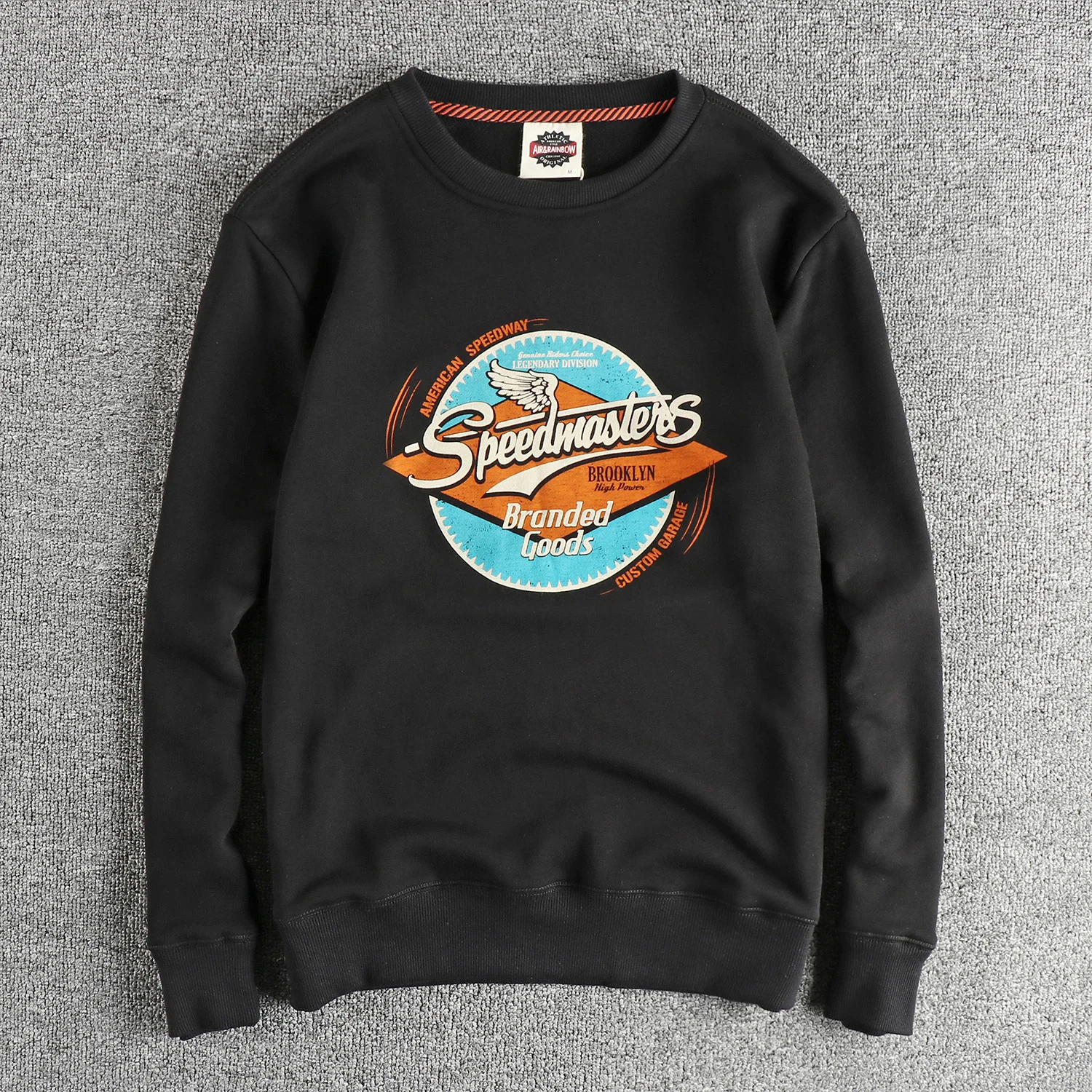 

2024 Autumn And Winter New American Retro Sweatshirts Letter Printed Men's Fashion Washed Hoodies Casual High Quality Pullovers