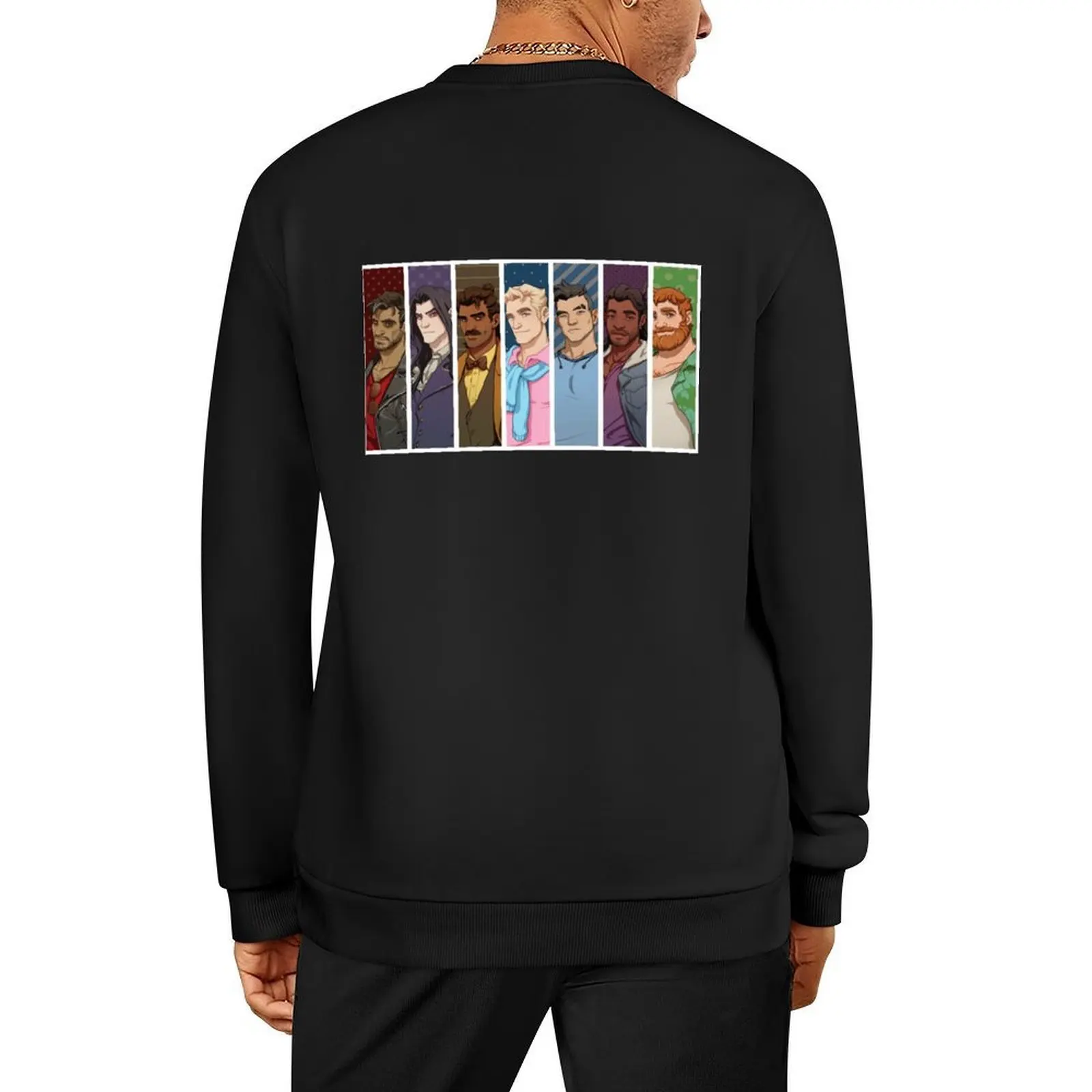 

Dream Daddy A Dad Dating Simulator Poster Pullover blouse men wear korean autumn clothes anime clothes pullover