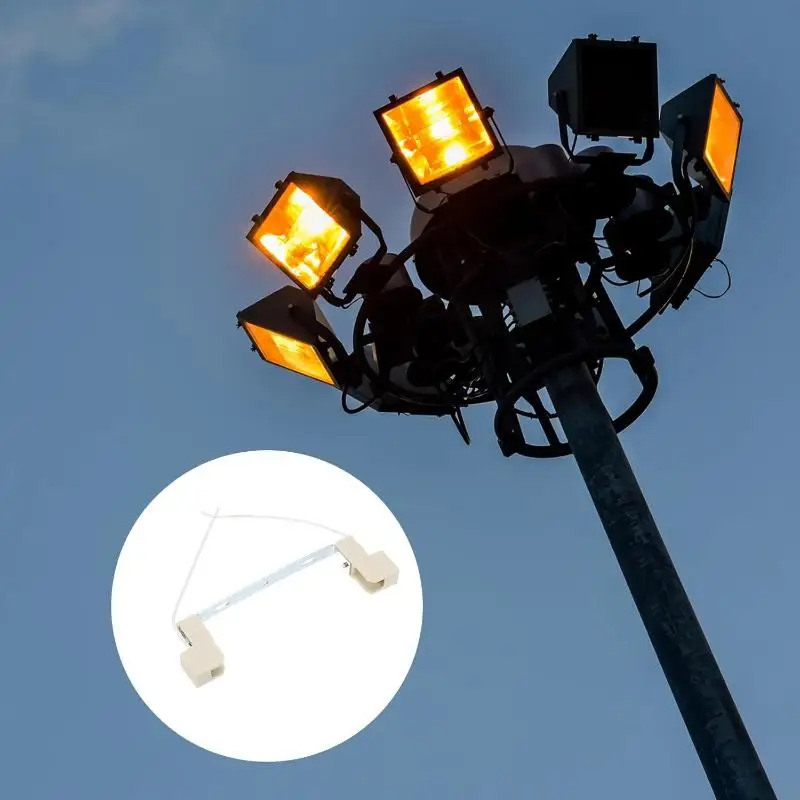 

1Pcs R7s Bulb Converter Connector Double Ended Ceramic Light Bulb Base Holder AC 110-250V 78MM R7s Lamp Bulb Holder Socket