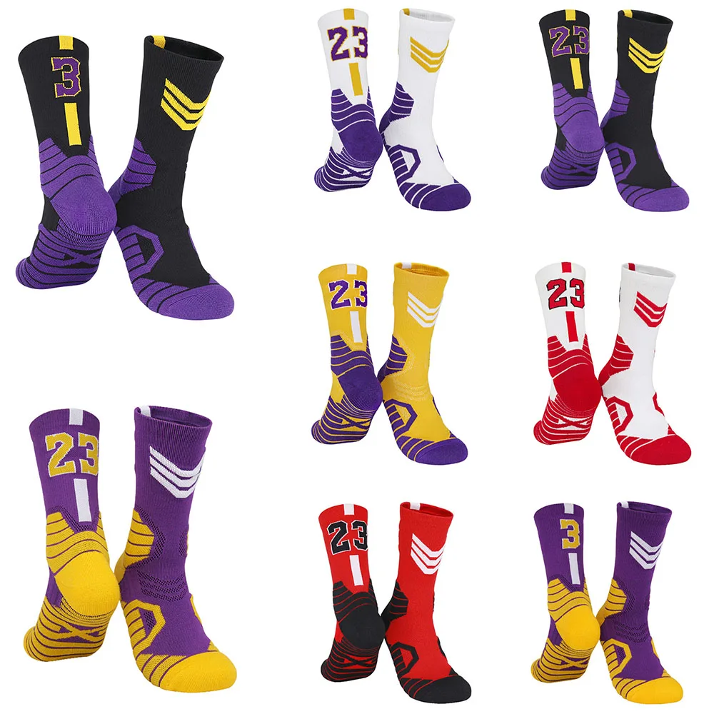 Professional Super Star Sports Basketball Socks HOT SELL Towel Bottom Socks Stocking Elite Thick Sports Running Cycling Socks