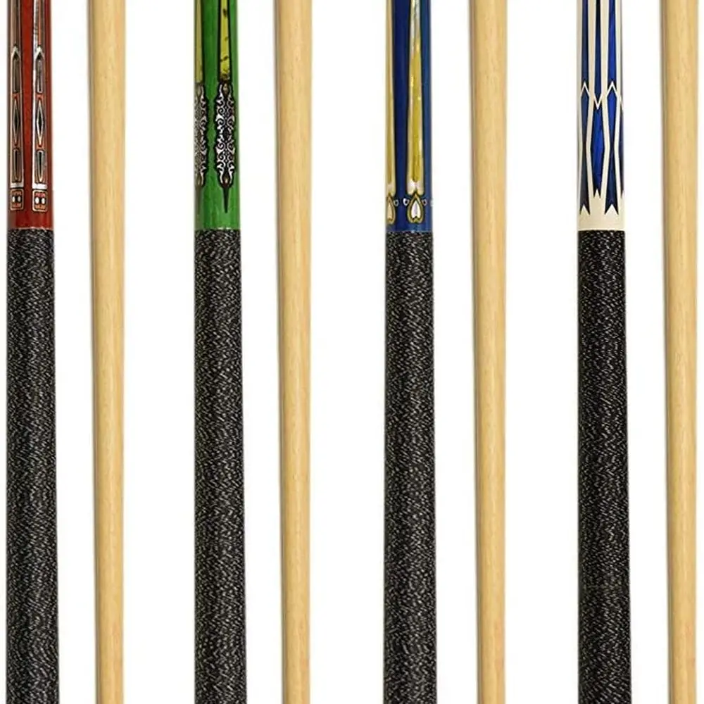 

4-Piece 58 Pool Cues Set for Home Bar Billiards Entertainment