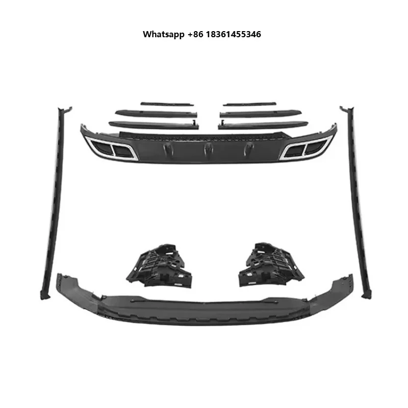 

for VW Jetta R-LINE 2019 KSEEK Full Body Kiy Car Bumpers Facelif Kit Upgrade Front Bumper With Grille Fit