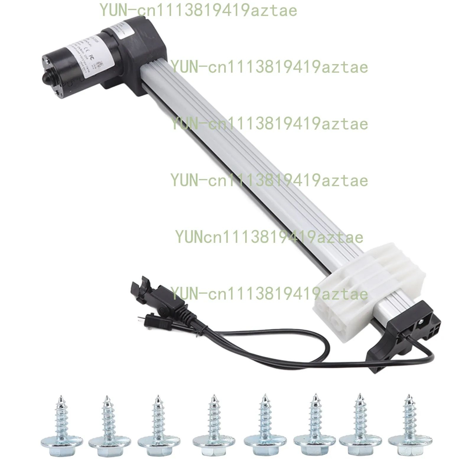 Motor 333MM stroke electric push rod flat push line, telescopic rod lifter DC motor push rod