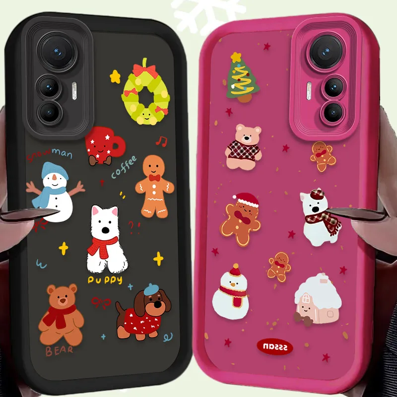 Cartoon Animals Case for Xiaomi 14T 13T 12T 11T 13 12 11 Lite 5G NE POCO X6 X5 F6 F5 F3 X4 GT X3 NFC M5S C65 M6 Pro Shockproof