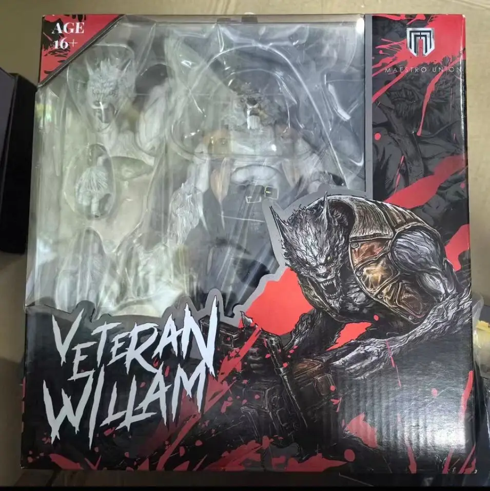 

Craftsman Alliance Furui Planet White Wolf Veteran William Different Color Version Action Figure Model Guochuang