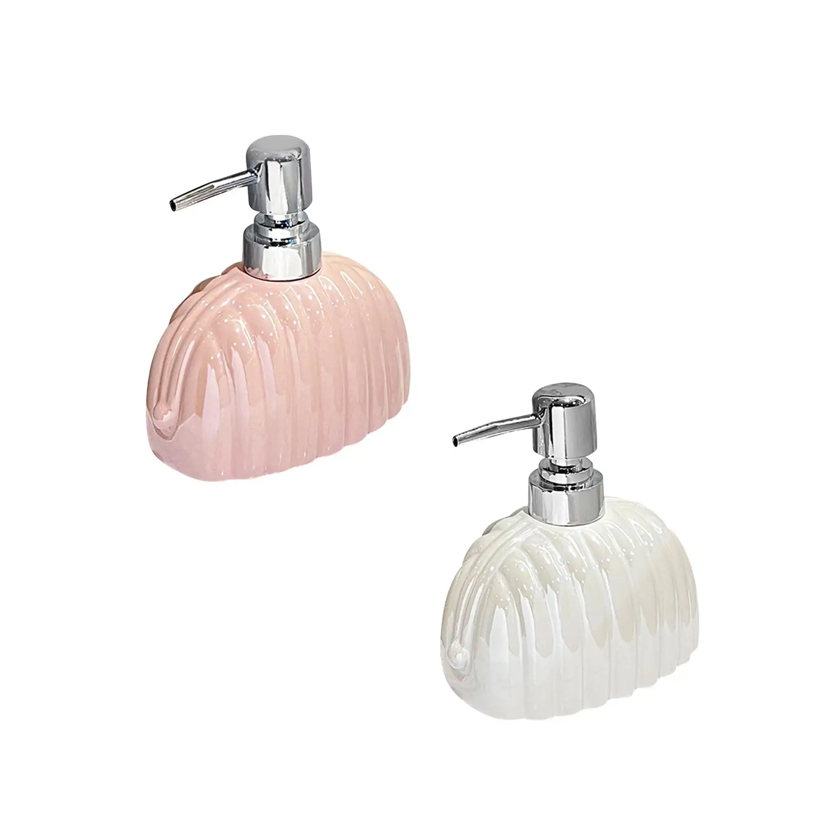 Ceramic Soap Dispenser Refillable Empty Pump Lotion Bottle Dish Soap Dispenser for Countertop Home Bathroom Hotel Laundry Room