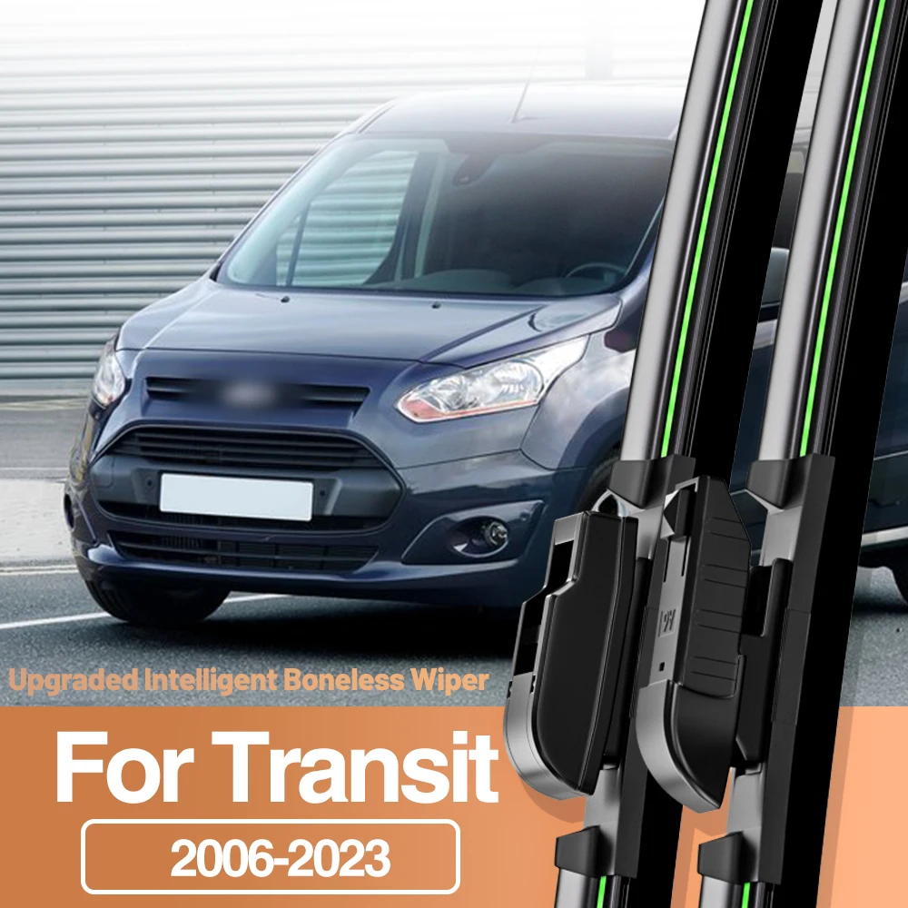 2pcs For Ford Transit Connect Tourneo Custom Courier 2006-2023 Front Windshield Wiper Blades Accessories Windscreen Window