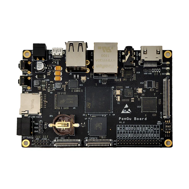 لوحة تطوير لينكس PanGu STM32MP157 Python3 Qt5