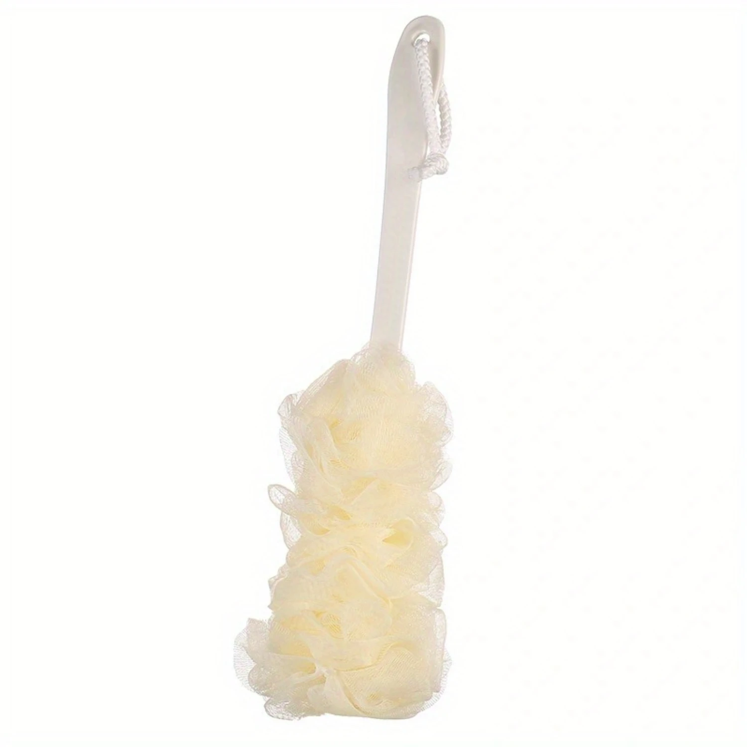 Back Scrubber Shower Brush Set - 3pcs Soft Mesh Long Handle Bath Sponge Washer for Men and Women - Body Bath Brush Bathroom Show