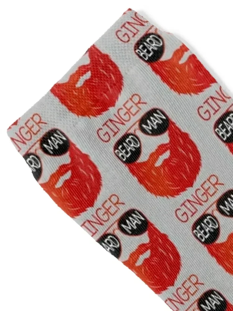 Funny Ginger Beard True Redheads Orange Red Hair Redhead Pride Socks Climbing professional running Soccer Man Socks Women's