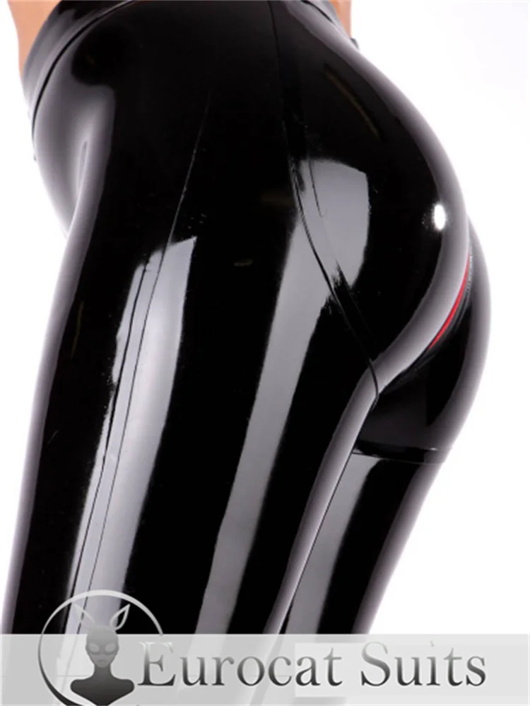 تخصيص اللاتكس طماق الرجال يوروكات الدعاوى اللاتكس السراويل المطاط صنم مخصص كلوبوير تأثيري السيدات اللاتكس طماق