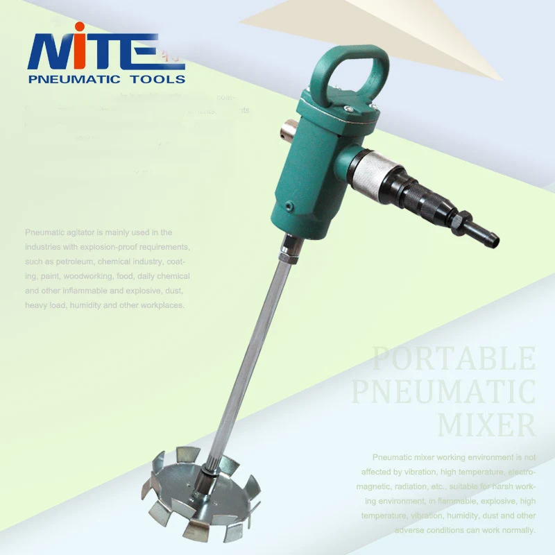 

Handheld Air Agitator Pneumatic Mixer Stirrer Blades Paint Agitator Air Power Supply Ink Paint Coating Mixing Machine