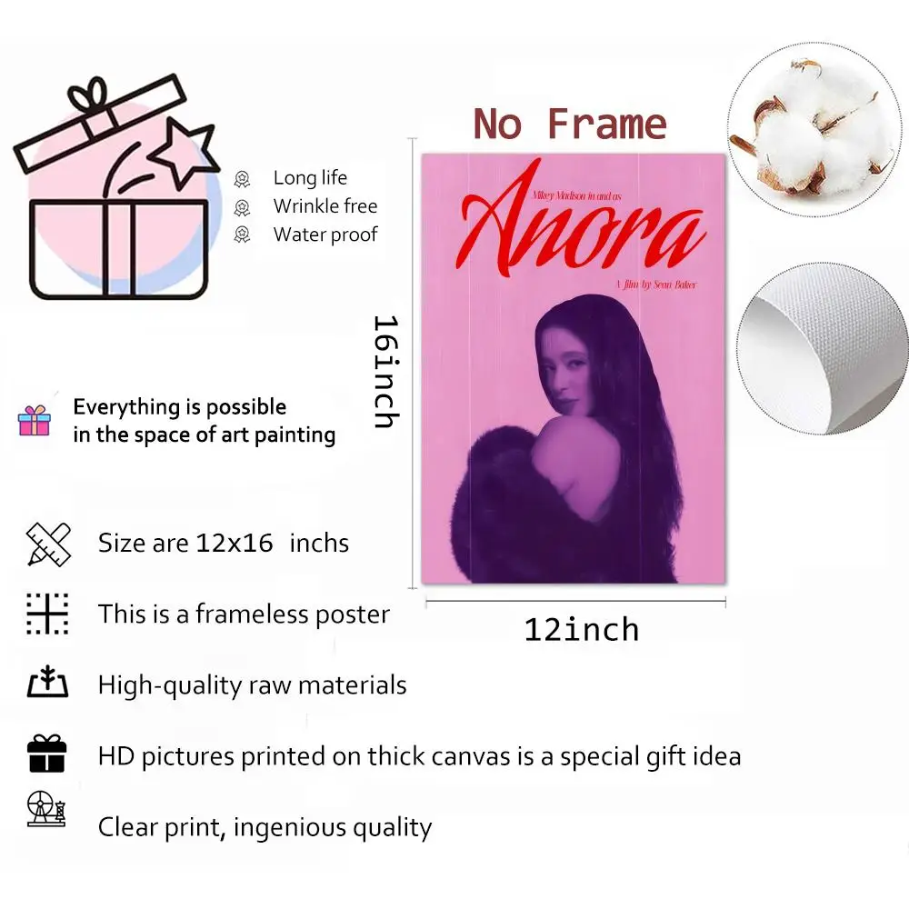 ملصق قماشي لفيلم الحب أنورا للخط: خالي من التجاعيد ومقاوم للماء ومتين لجميع الفضاء لتزيين الحائط #6