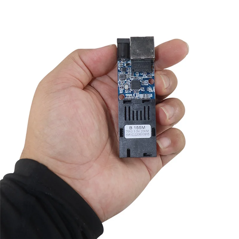 5 paia mini convertitore multimediale in fibra ottica 10/100Mbps modalità singola singola 20Km interruttore in fibra porta SC in fibra rara