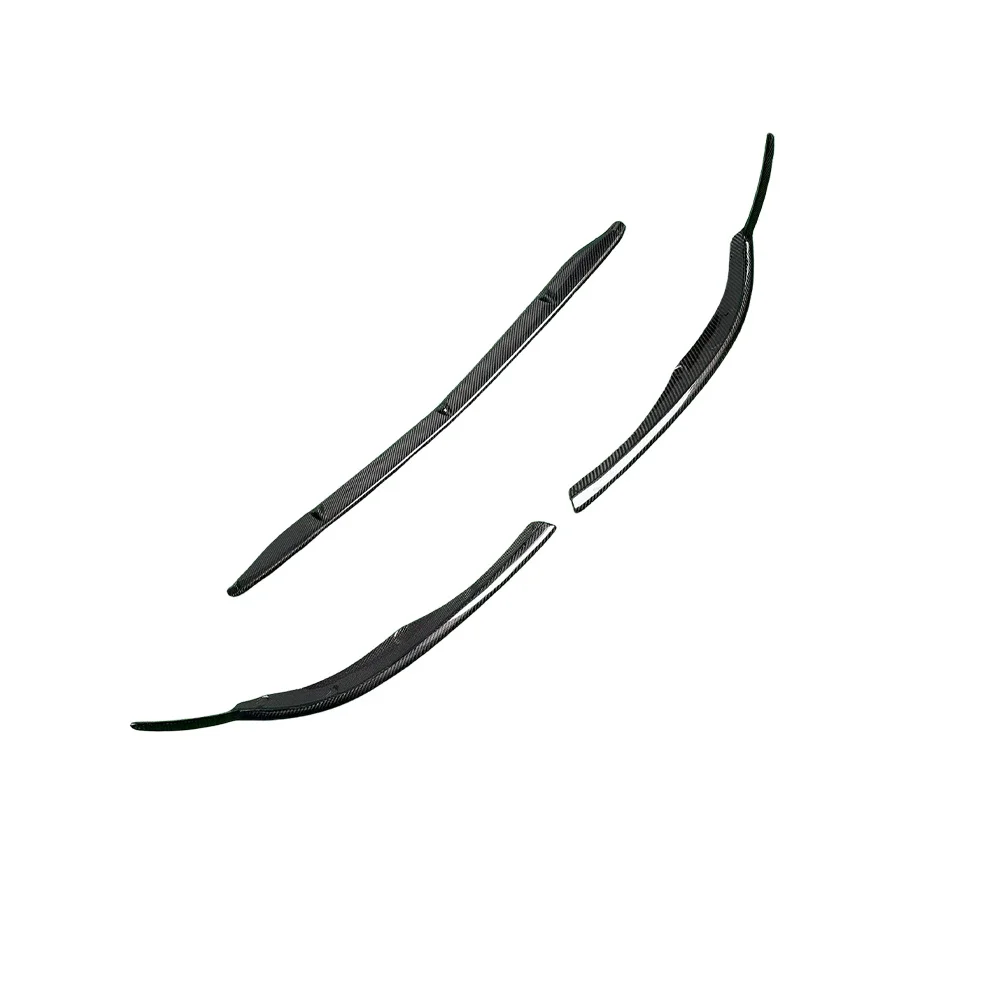 W205 C63 Coupe Carbon Fiber ED1 Style Front Lip Front Bumper Lip Front Separator For Mercedes Benz W205 C63 AMG Coupe view 5