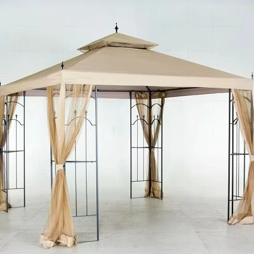 

Outdoor Canopy Pop up Luxury Garden Gazebo With Mosquito Netting Gazebo Tent