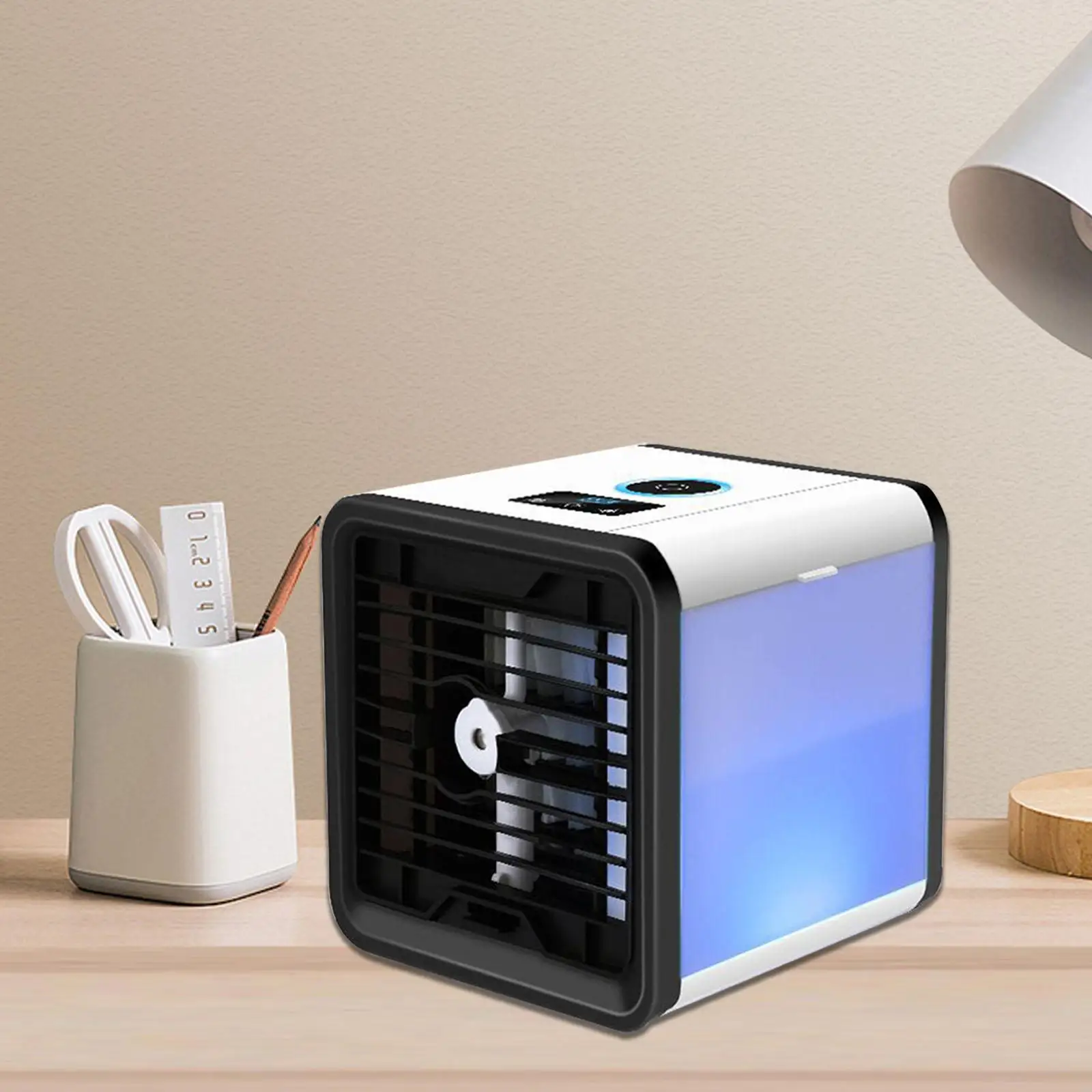 Desktop Air Conditioner Humidifier 3 Adjustable Speed for Car Outdoor Office