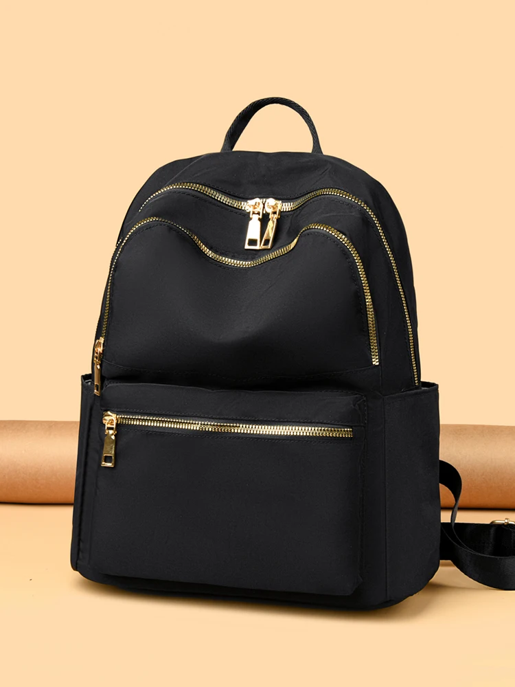 Ox Cloth Nylon Ladies Bapa 2025 New Sle Large Capaci Lightweight Casual Commuting Student Bookbag Dual Straps