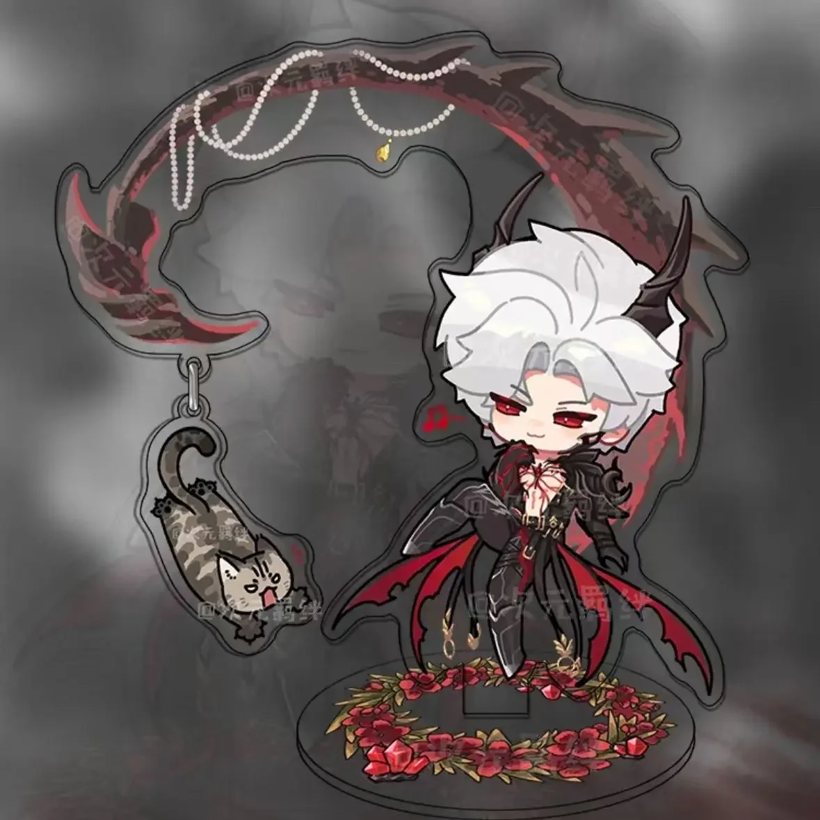 

Anime Love and Deepspace Sylus Game Dragon Cosplay Figure Acrylic Stand Model Desk Display Decor Toy Standing Sign Desktop Gift