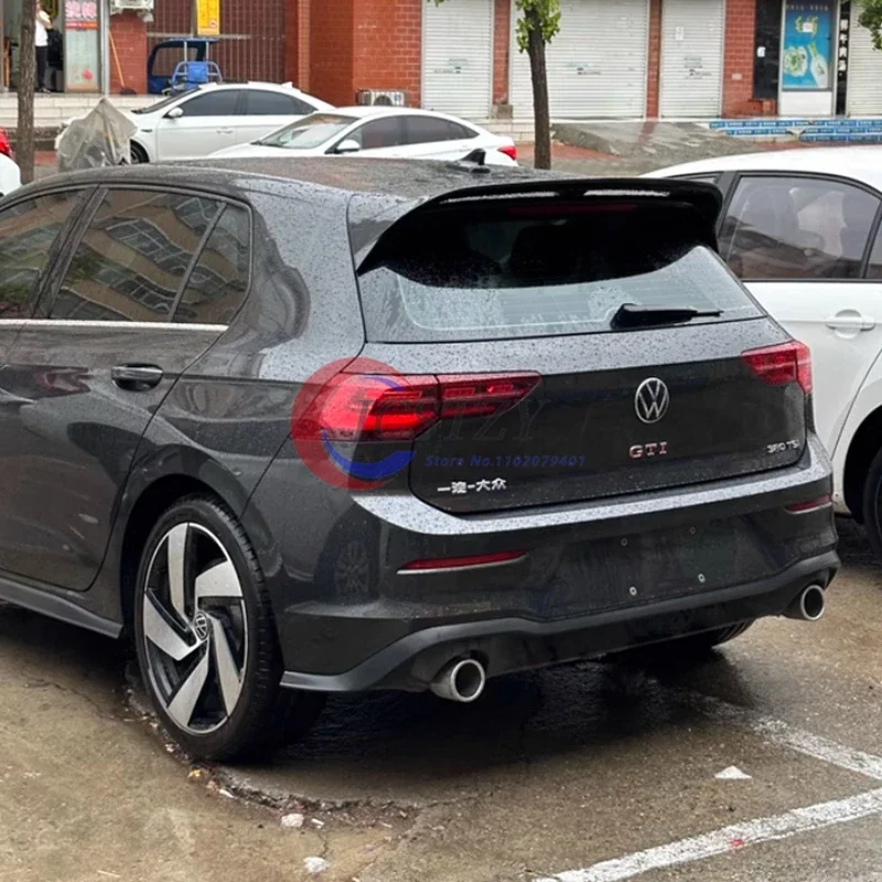 For VW Golf 8 MK8 GTI GTD TSI TD Pro GTI Rline 2020-2023 Car Rear Window Side Body Kit Trim Wing Canards Splitter