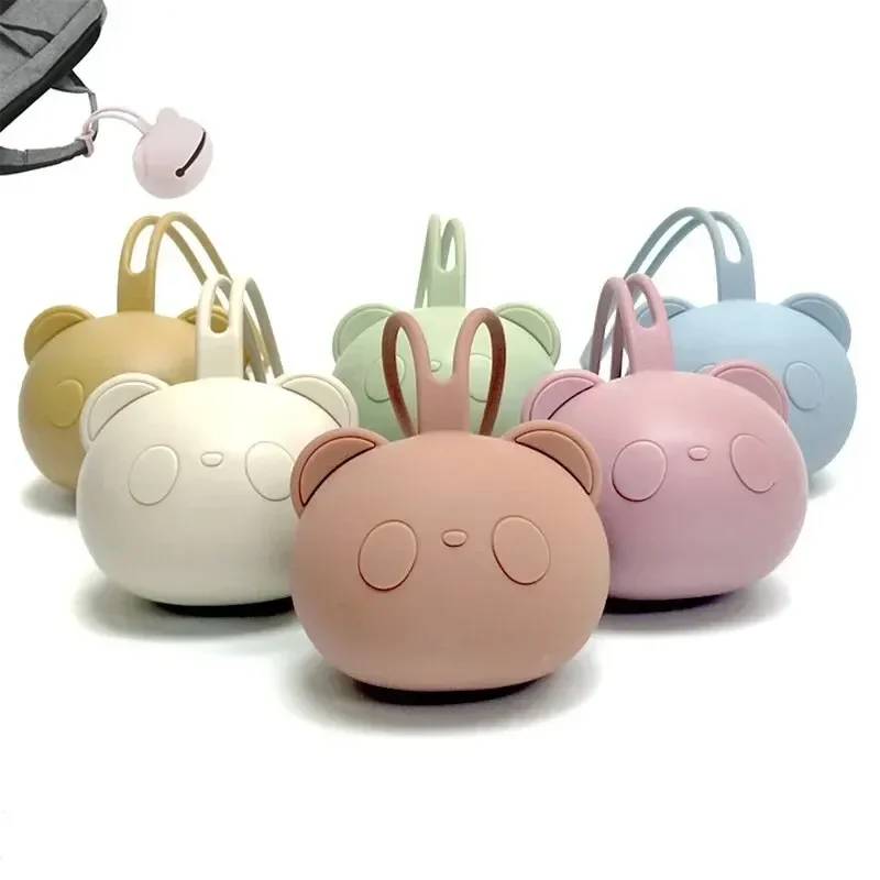 1Pcs Silicone Nipple Storage Bag For Newborns Kids Pacifier Holder Bear Shape Nipple Case BPA Free Safe Storage Box Accessories