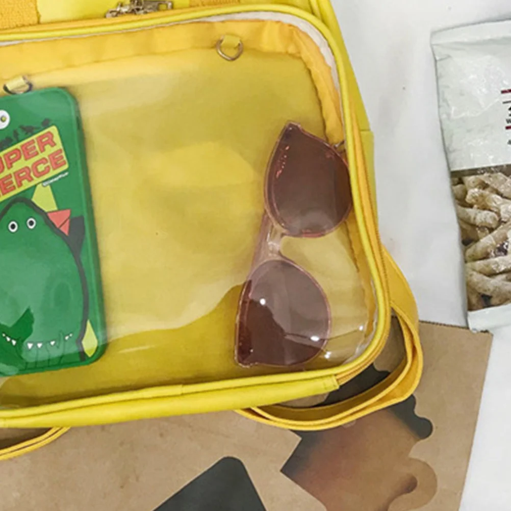 حقيبة ظهر بلون الحلوى من مادة PVC حقيبة مدرسية ذات سعة كبيرة حقيبة سفر للنساء والطلاب حقيبة مدرسية بلون الحلوى #4