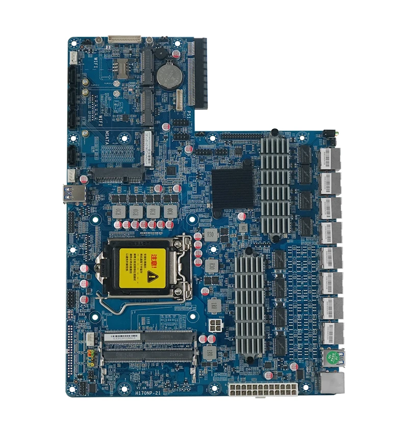 Carte mère C236 pour pare-feu, puce Explo8LAN i226, ports Ethernet 2500Mbps