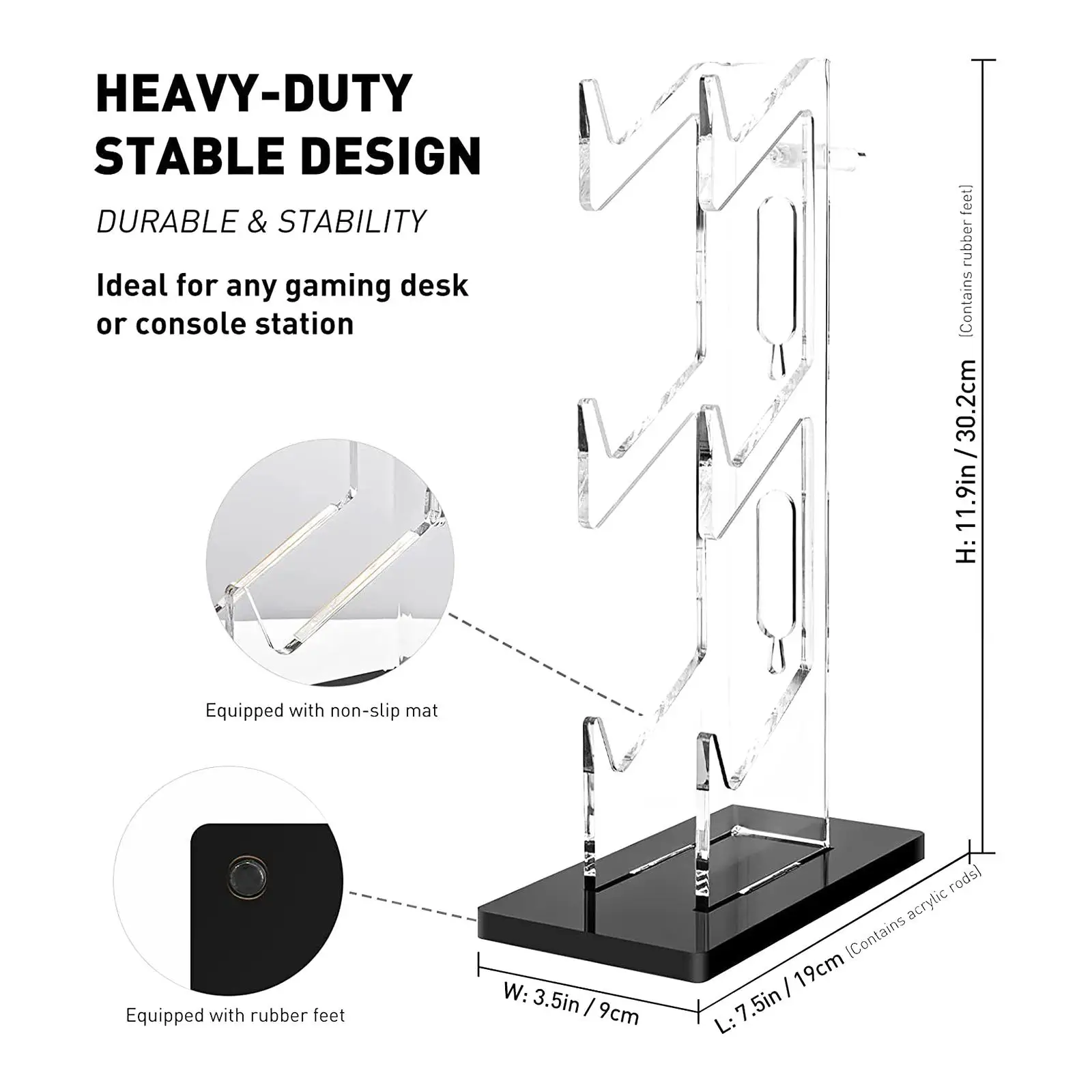 Controller Stand Holder Display Stand Ornament Durable for Gamepad Display