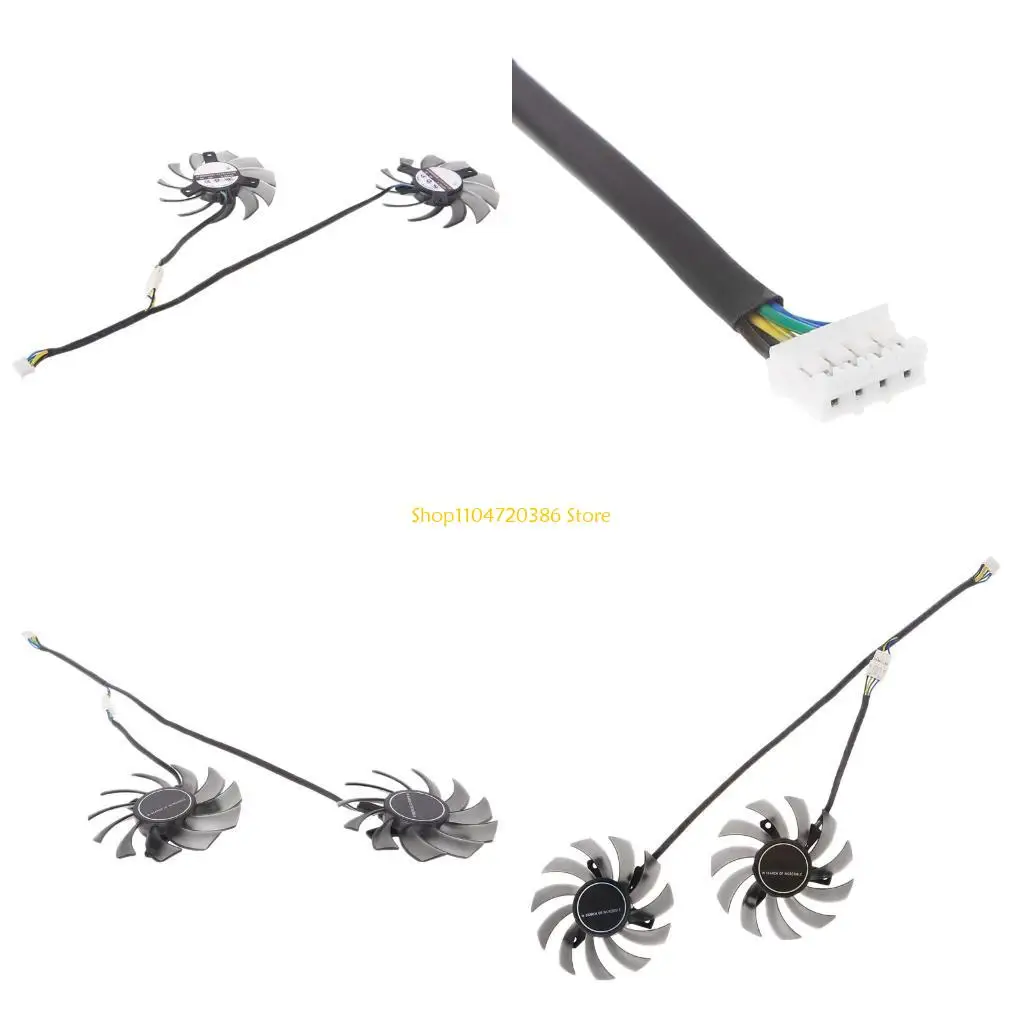 

K0EA FD7010H12S 75 мм 0,35 А охлаждающий вентилятор для охлаждения видеокарты MSI 1050 7870