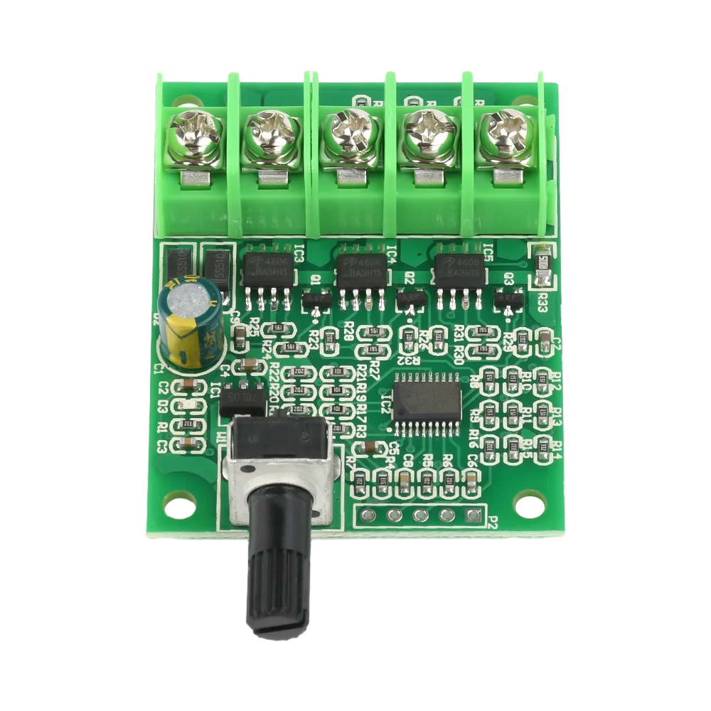 DC 모터 속도 컨트롤러, PWM 속도 조절식 가역 스위치, 3 상 브러시리스 홀 제어 보드, DC 6V, 12V, 24V, 3A