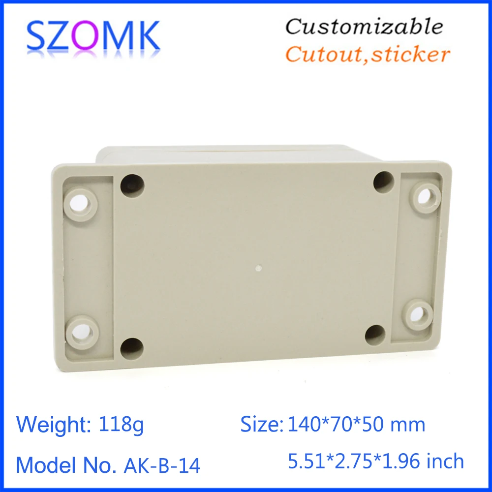 1Piece szomk outdoor plastic waterproof electrical box wall mount plastic control enclosure instrument casing