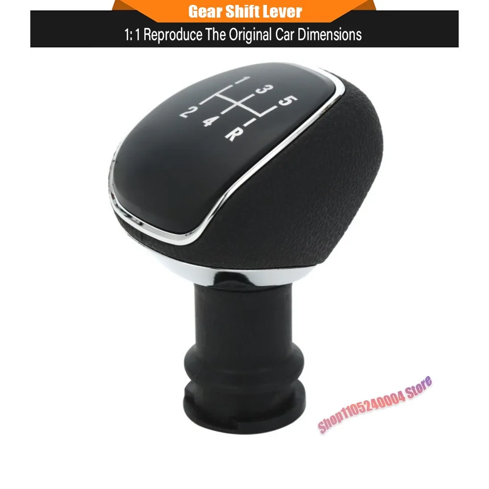 For Chevrolet Sail 3 2015 2016 2017 2018 5 Speed Manual Gear Shift Knob Head Lever Handle Replacement