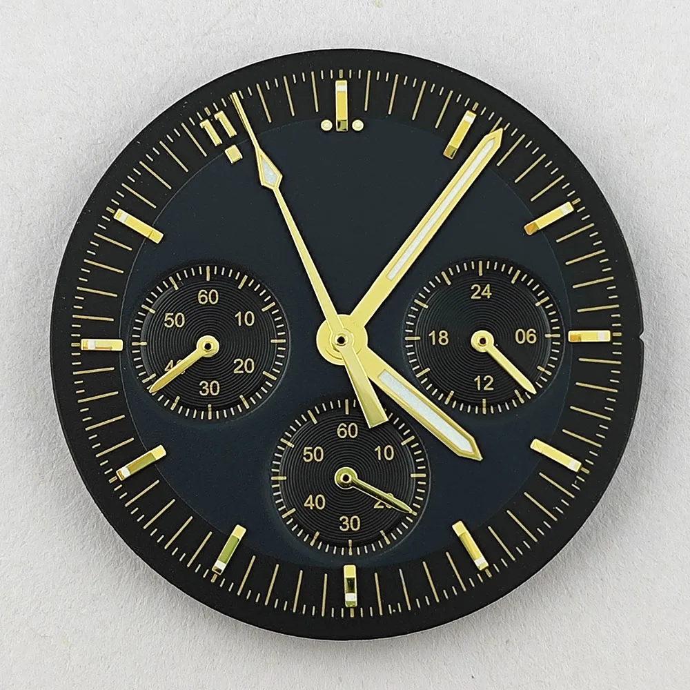 VK63 Uhrzeiger mit grünen Leuchtpunkten, passend für VK63/VK64 Uhrzeiger