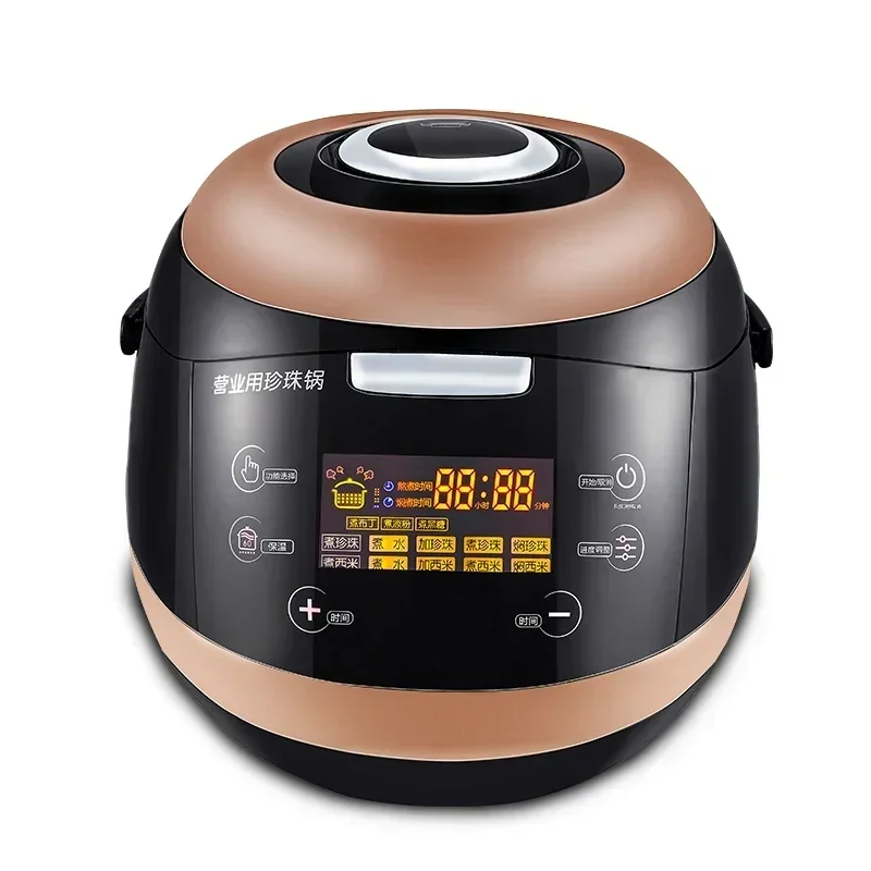 

Electric rice cooker, noodle cooker with tapioca pearls, electric tabletop 5L 110v 220v commercial pearl noodle cooker for milk