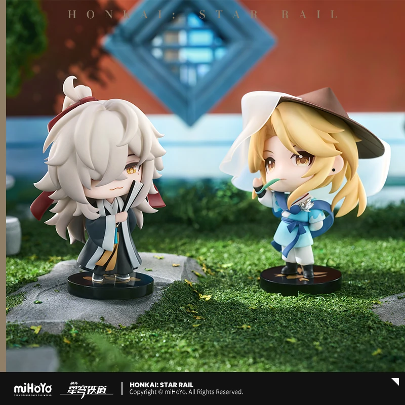 Mihoyo Honkai：Star Rail Nameless Guest'S Medal Series Blind Box Egg Jing Yuan Sampo Koski Desktop Ornament Decoration Kids Gift