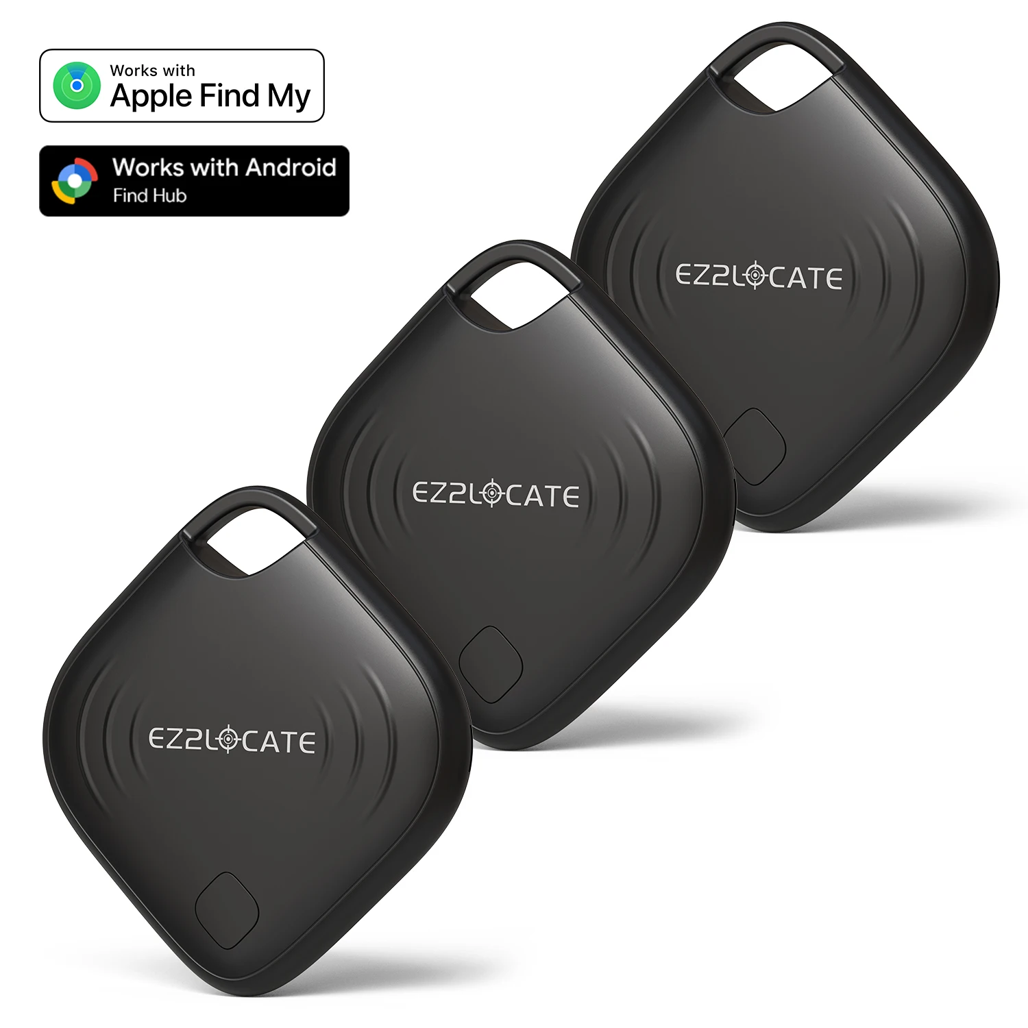 Умный GPS-трекер с Bluetooth для систем Apple Find My/Google Find Hub, устройство для поиска вещей, защита от потери, ключ-трекер для сумок, велосипедов и багажа.