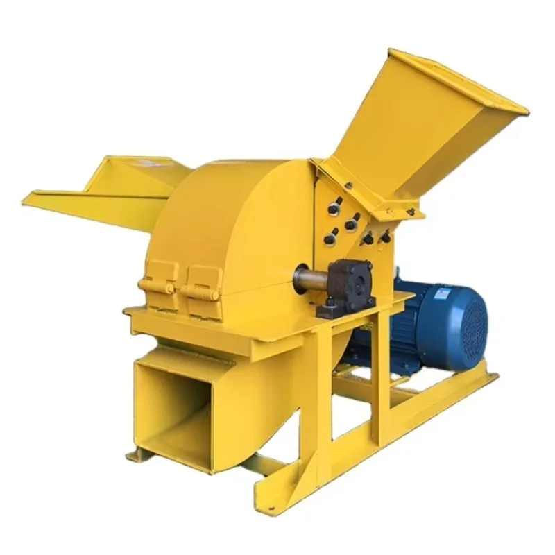 

High Quality 420 Industrial Wood Chipper with Disel/Electric Options 1-2t/h Capacity 7.5~15kw Motor Service Equipment