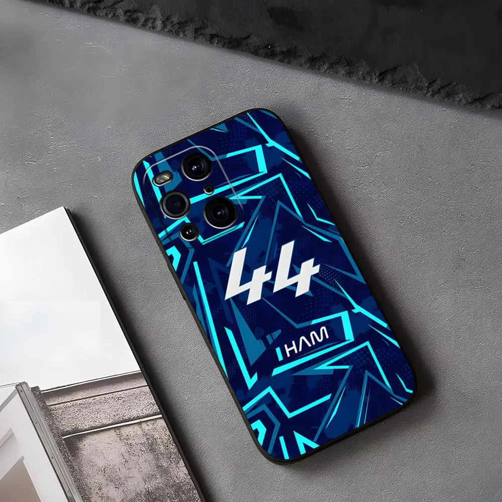 Lewis Hamilton F1 44 Phone Case For OPPO Reno 6 Pro 8 7 X5 A74 A57 A54 A55 Find X3 Neo One Pro Plus 8 11 6 9 7 Cover