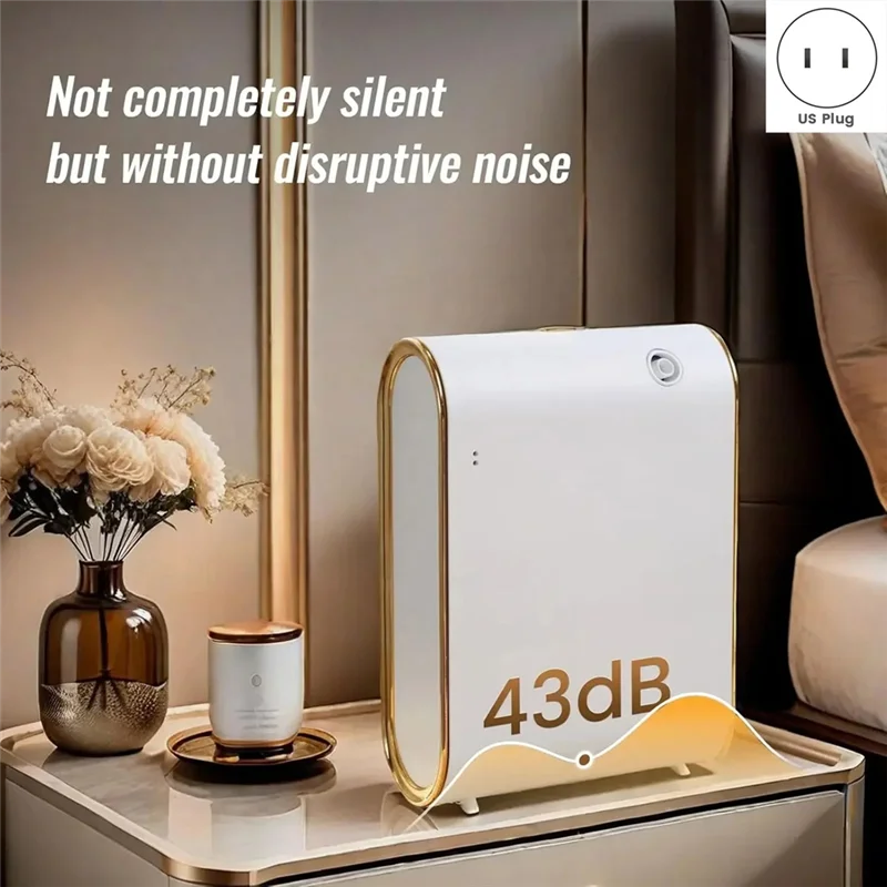 A03F-Scent Air Diffuser For Home US Plug 1500 Sq Feet Coverage Bluetooth Enabled Waterless Fragrance Diffuser Machine Essential