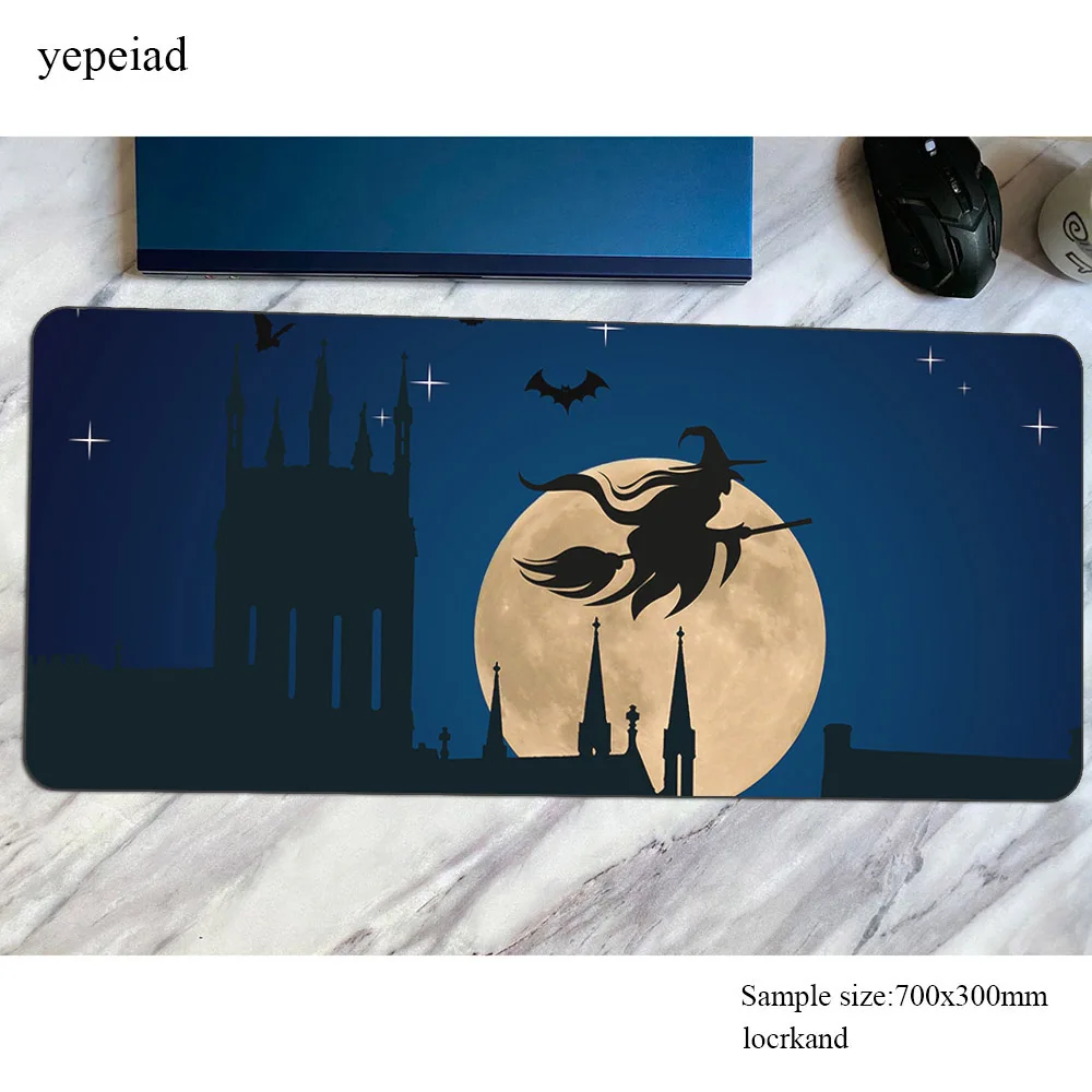 Halloween mouse pad gamer Xxl gaming mousepad 900x400x3mm notbook desk mat Colourful padmouse games pc gamer mats gamepad