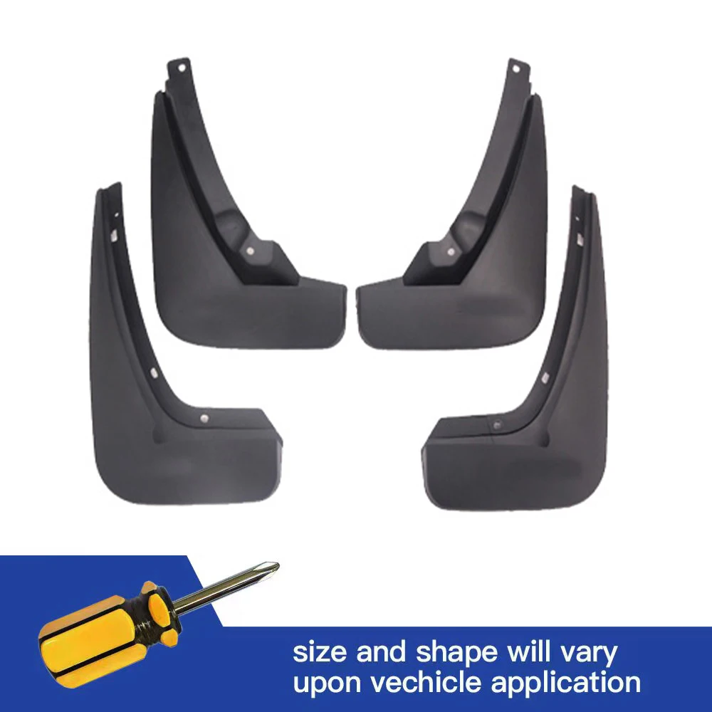 

4Pcs Front & Rear Mud Flaps Splash Guards Mudguards Black For JAGUAR XE 2015 2016 2017 2018 2019 2020