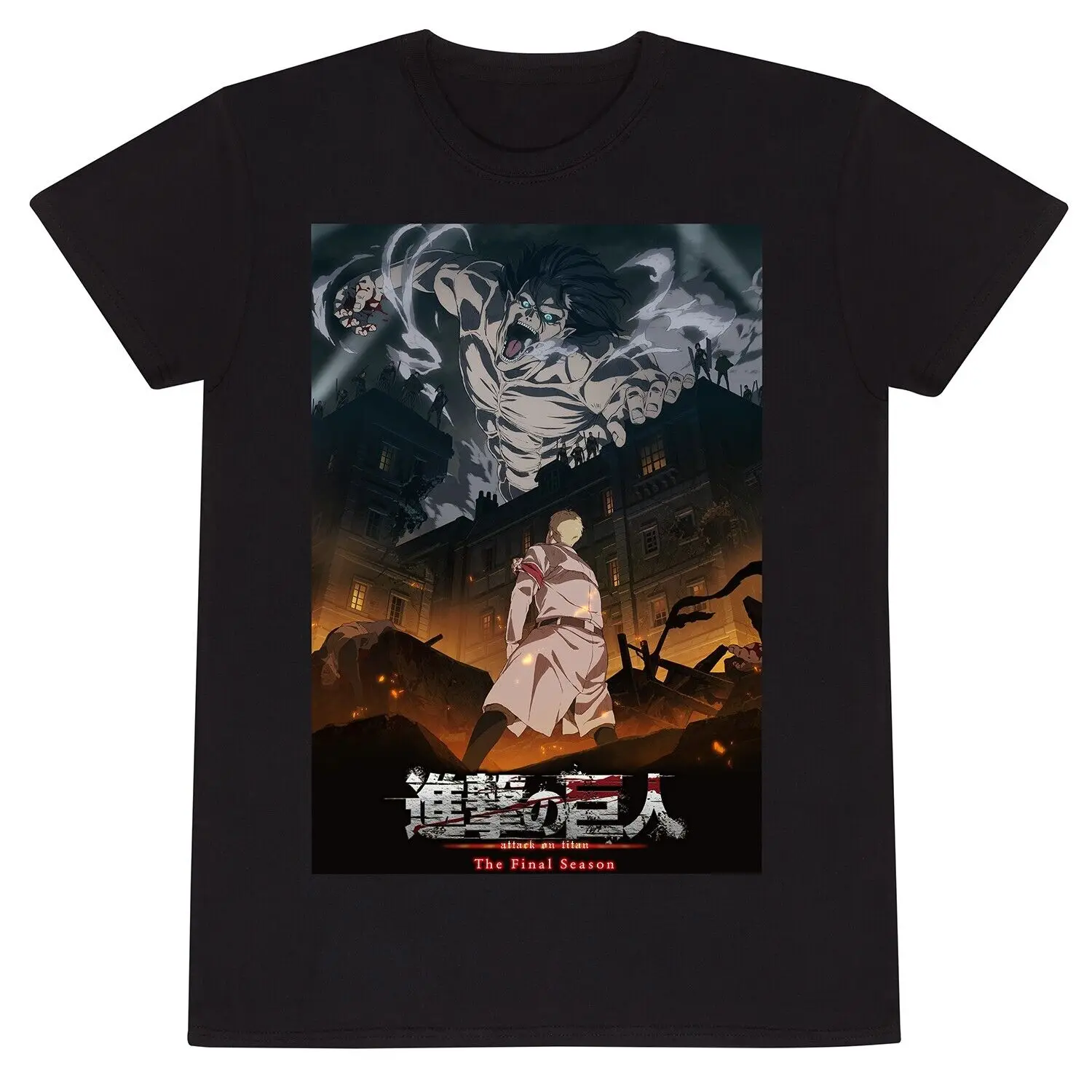 camiseta-oficial-attack-on-titan-fs-poster-preto-unissex-anime-grafico-fas-tee