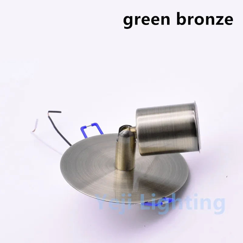 E27 Indoor Lighting Downlights E27 socket ceramic lamp holder with metal cap Steering universal lamp holder Retro lamp base DIY