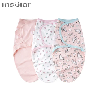 코튼 베이비 Swaddle 담요 조정 가능한 신생아 누에 고치 랩 Swaddling Bag 아기 봉투 Sleepsack 침구 세트
