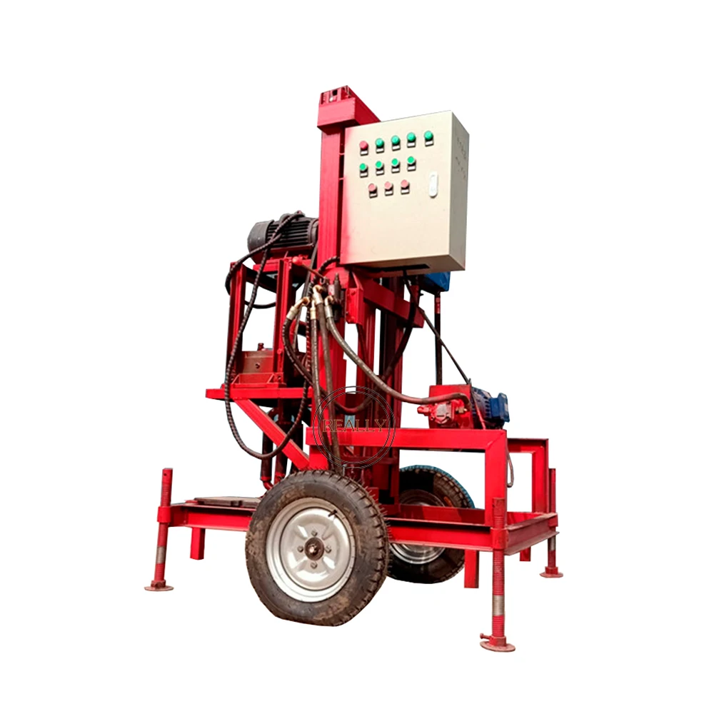 

Small Model Electric Motor Water Well Drilling Machines Professional Efficient For Business Farmland Irrigation