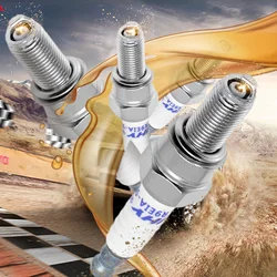 4PCS CR9EIX 3521 Iridium Spark Plugs Replace 6263 CR8E CR7E CR8E G57C G59C For SUZUKI GSXR Motorcycle Tune Up Kit Auto Part