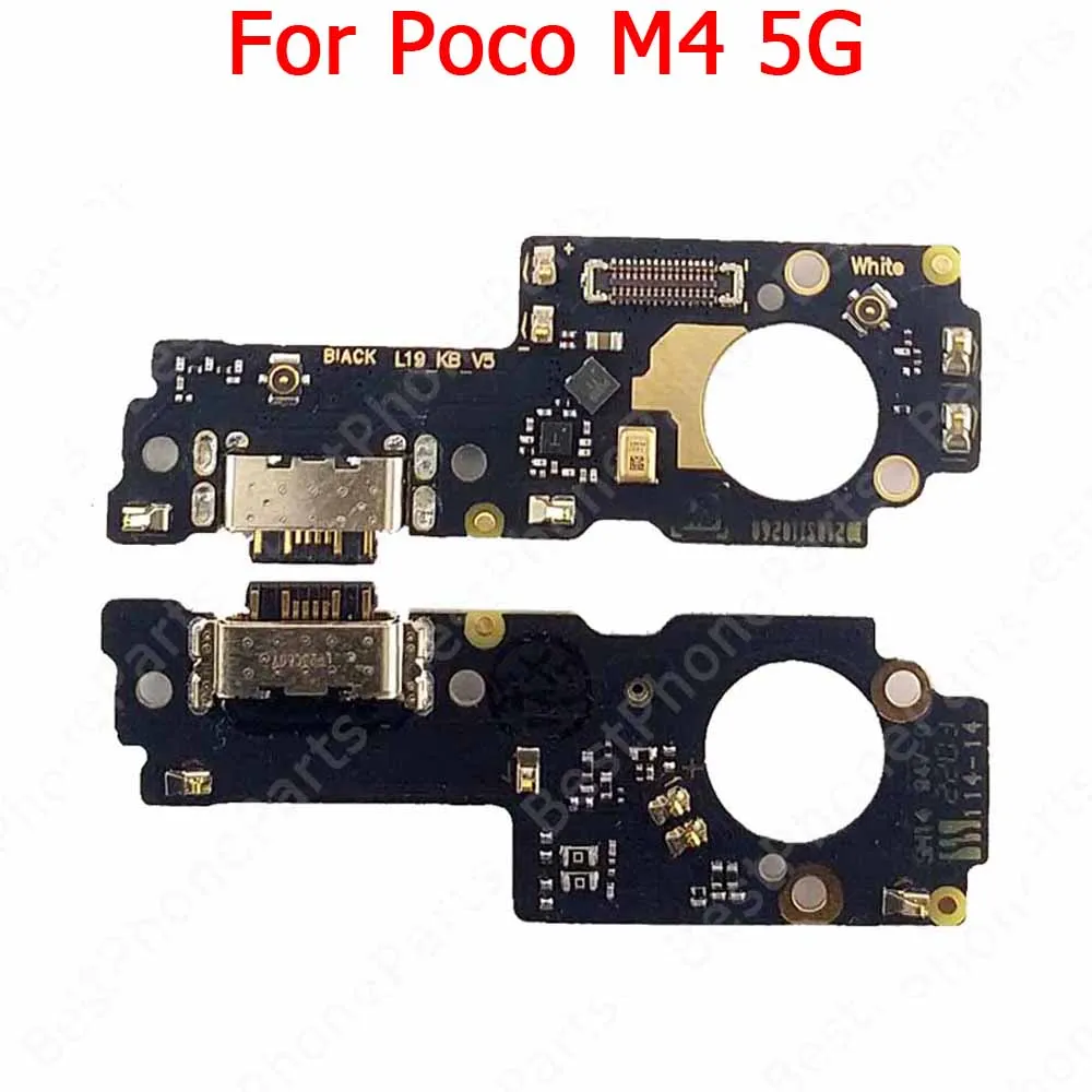 Charge Board For Xiaomi Poco M3 M4 Pro 5G M5 M5s Charging Port Usb Connector Pcb Dock Plate Mobile Phone Parts